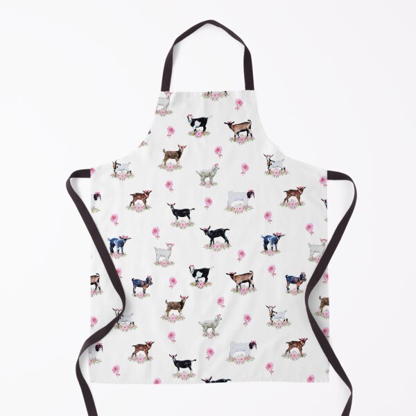 Item preview, Cute baby goats, twelve breeds of goat kids with floral accents designed and sold by CritterCapers.