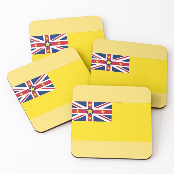 Item preview, Niue National Flag designed and sold by TinaJostDesigns.