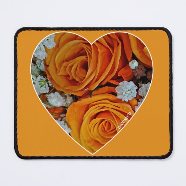 Item preview, Floral - Heart Shaped Orange Roses - by Wagonesta designed and sold by Wagonesta.