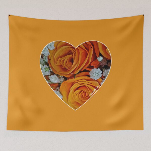 Item preview, Floral - Heart Shaped Orange Roses -  by Wagonesta  designed and sold by Wagonesta.