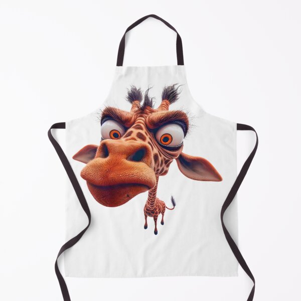 Item preview, Angry giraffe with bulging eyes from above designed and sold by eye_contact.