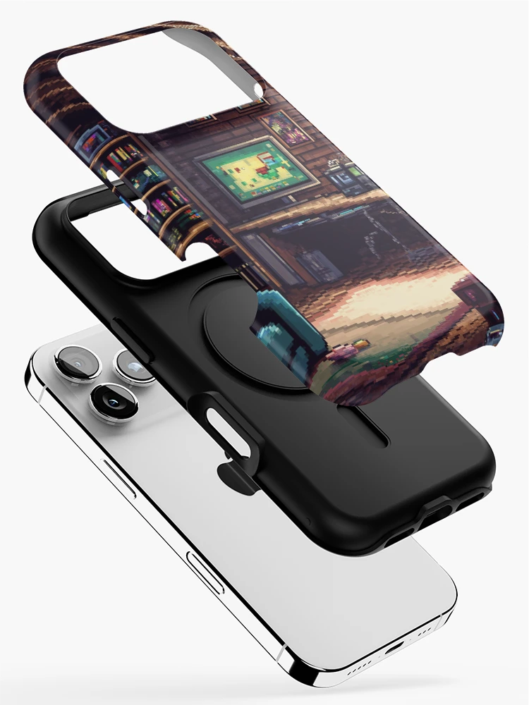 Thumbnail 2 of 4, iPhone Case, Gameroom In 8bit designed and sold by Rtymer.