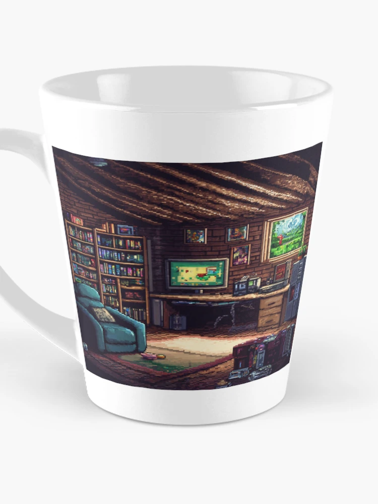 Thumbnail 3 of 4, Coffee Mug, Gameroom In 8bit designed and sold by Rtymer.