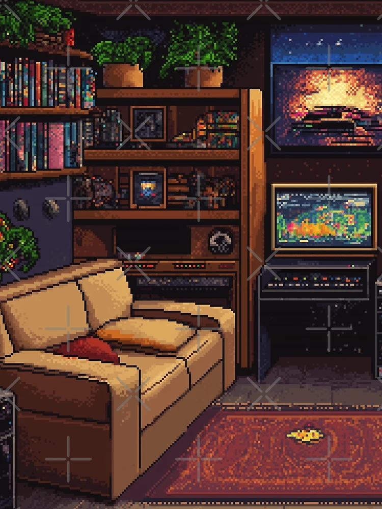 Thumbnail 3 of 3, Scarf, Gameroom In 8bit designed and sold by Rtymer.