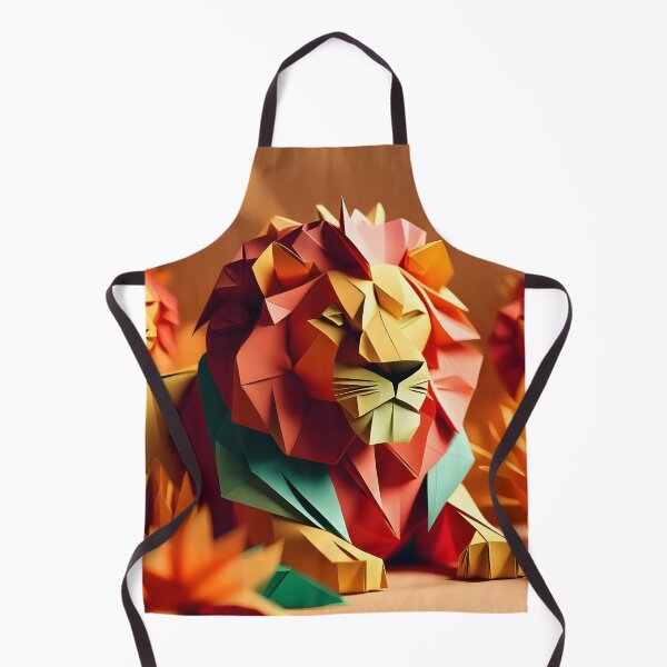 Item preview, Origami Art - Majestic Monarch: The Lion, King of the Jungle designed and sold by ArtfulFolds.