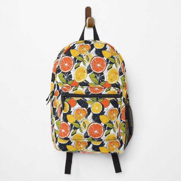 Item preview, Bold citrus slices with vibrant abstract patterns designed and sold by Piotrek0001.