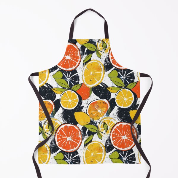 Item preview, Bold citrus slices with vibrant abstract patterns designed and sold by Piotrek0001.
