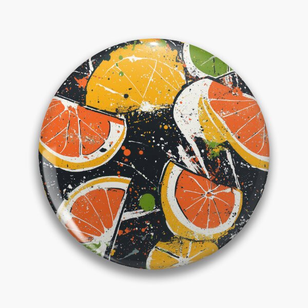Item preview, Fresh orange and lime designs with dynamic splashes designed and sold by Piotrek0001.