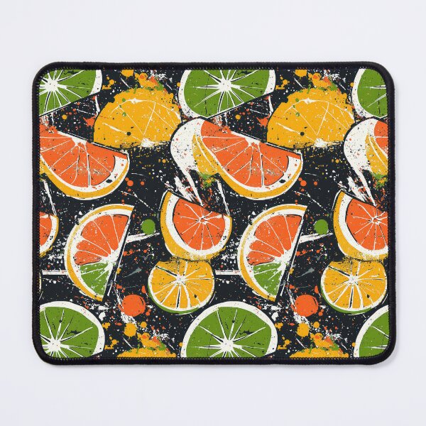 Item preview, Fresh orange and lime designs with dynamic splashes designed and sold by Piotrek0001.