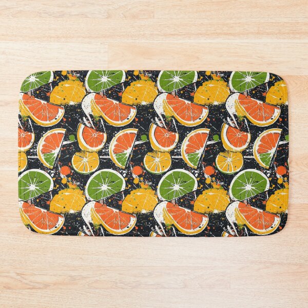 Item preview, Fresh orange and lime designs with dynamic splashes designed and sold by Piotrek0001.