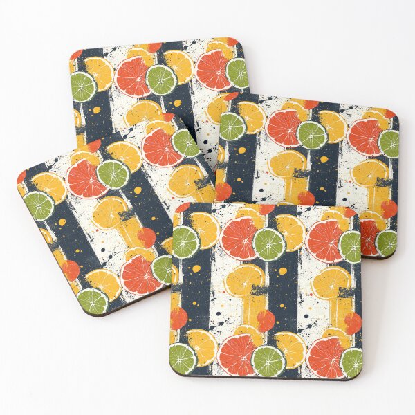 Item preview, Artistic citrus-inspired illustrations with vivid colors designed and sold by Piotrek0001.