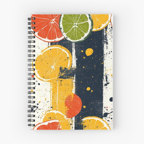 Item preview, Artistic citrus-inspired illustrations with vivid colors designed and sold by Piotrek0001.