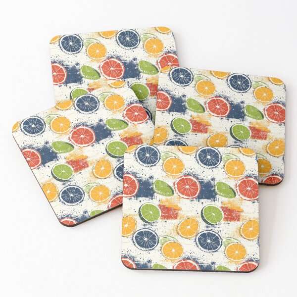 Item preview, Playful orange and lime patterns with colorful accents designed and sold by Piotrek0001.