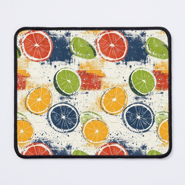 Item preview, Playful orange and lime patterns with colorful accents designed and sold by Piotrek0001.