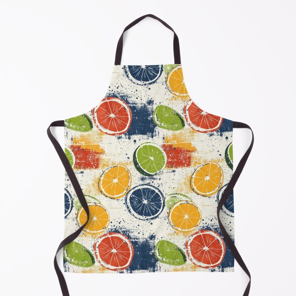 Item preview, Playful orange and lime patterns with colorful accents designed and sold by Piotrek0001.