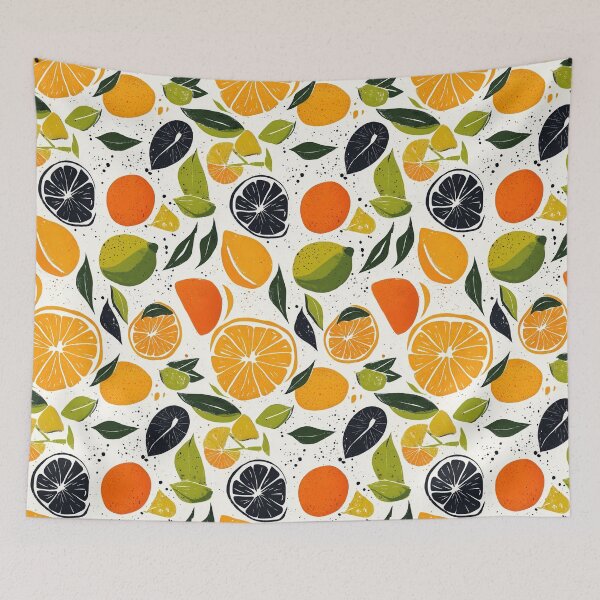 Item preview, Juicy citrus designs with abstract paint details designed and sold by Piotrek0001.