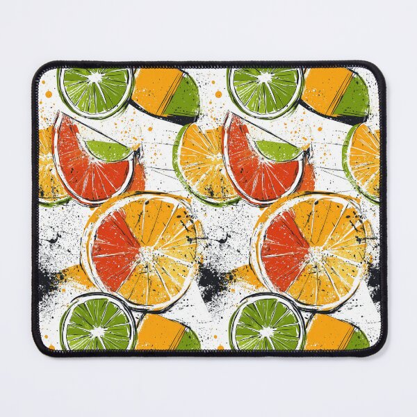 Item preview, Artistic orange and lime slices with bold textures designed and sold by Piotrek0001.