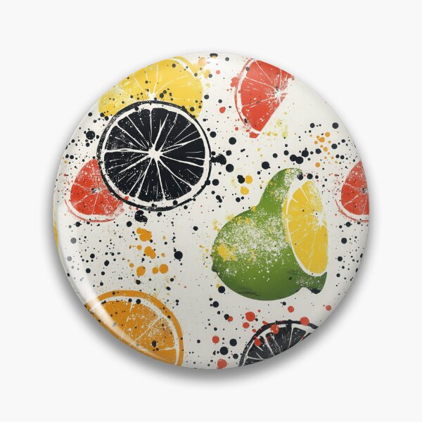Item preview, Fresh and colorful citrus-inspired abstract illustrations designed and sold by Piotrek0001.