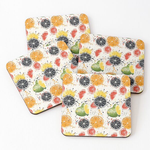 Item preview, Fresh and colorful citrus-inspired abstract illustrations designed and sold by Piotrek0001.