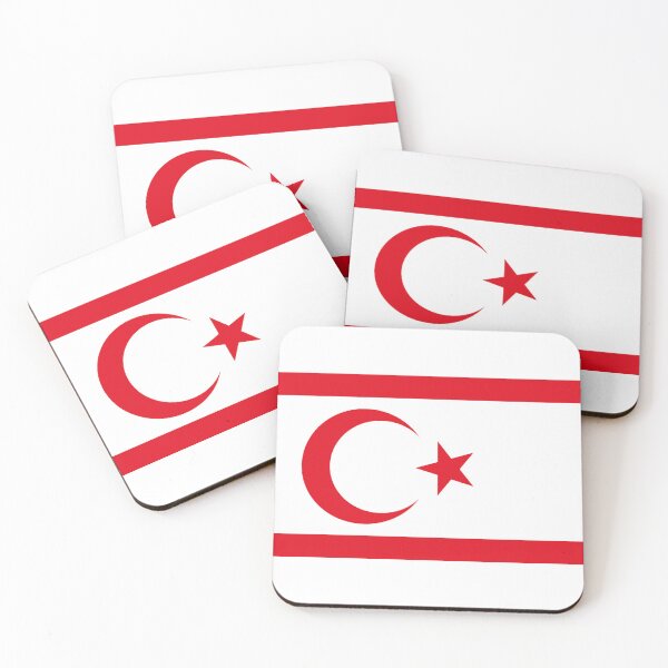 Item preview, Turkish Republic Northern Cyprus Flag designed and sold by TinaJostDesigns.