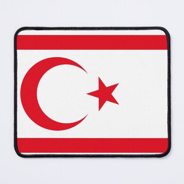 Item preview, Turkish Republic Northern Cyprus Flag designed and sold by TinaJostDesigns.