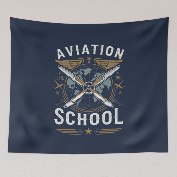 Item preview, #8 AVIATION SCHOOL PROPELLER designed and sold by UYArts.