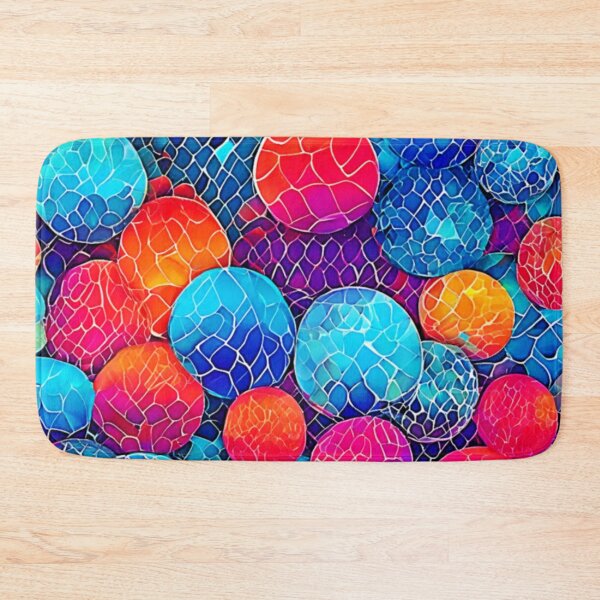 Item preview, Vibrant Circle Pattern designed and sold by Health And Fitness Posts e-Store.