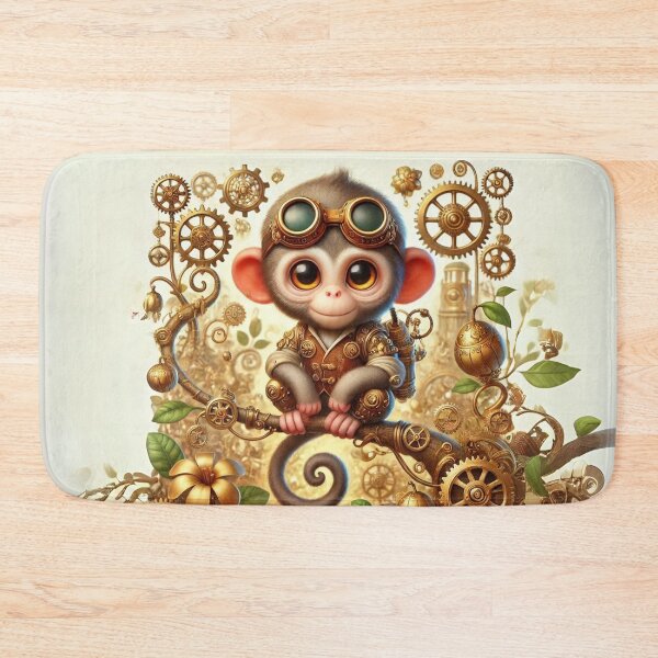 Item preview, Steampunk Rhesus Macaque designed and sold by Sillytoe.