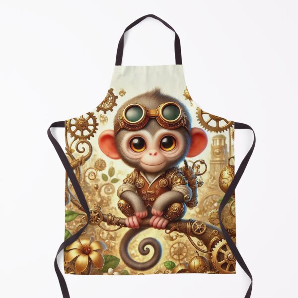 Item preview, Steampunk Rhesus Macaque designed and sold by Sillytoe.