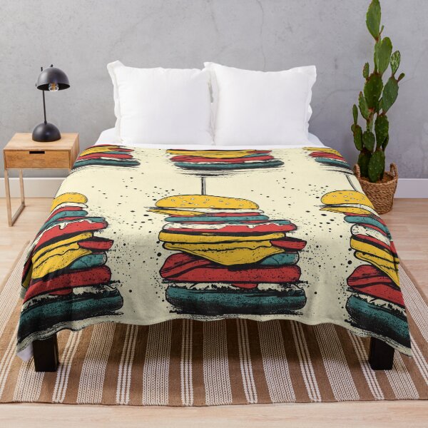 Item preview, Appetizing burgers and fries in vintage design designed and sold by Piotrek0001.