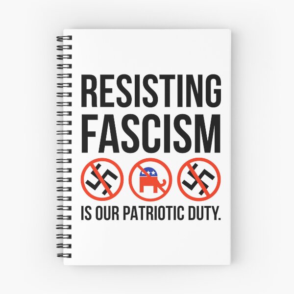 Item preview, Resisting fascism is our patriotic duty.  designed and sold by Rachel the Artist .