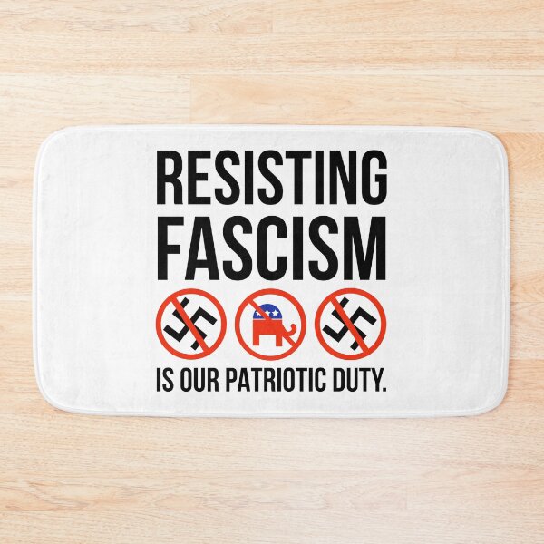Item preview, Resisting fascism is our patriotic duty.  designed and sold by Rachel the Artist .