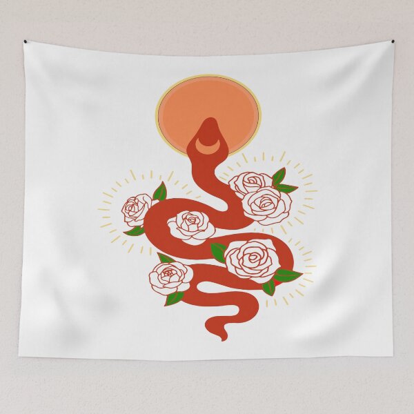 Item preview, Tet 2025 Chinese New Year of Snake Year 2025 Roses Snake Design designed and sold by Soulfulust .
