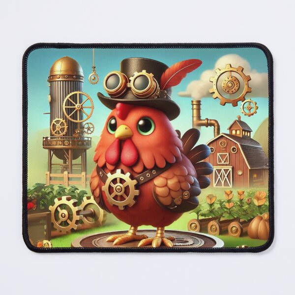 Item preview, Steampunk Rhode Island Red Chicken designed and sold by Sillytoe.