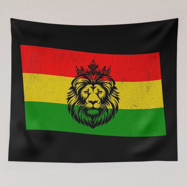 Item preview, Rasta Flag Reggae Lion designed and sold by LimitedClassic.