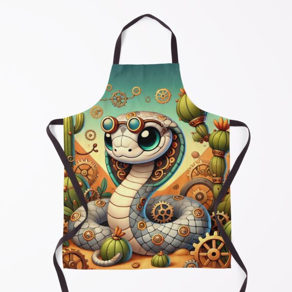 Item preview, Steampunk Rhombic Egg-Eater Snake designed and sold by Sillytoe.