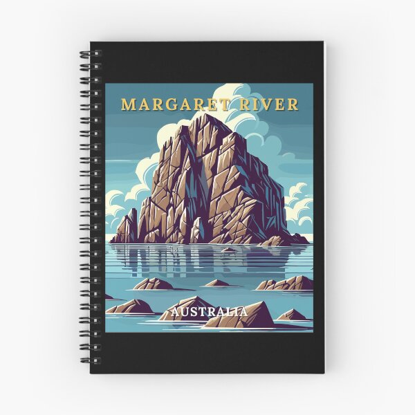 Item preview, Margaret River in Western Australia Retro Art Travel Landscape designed and sold by MaateoDesign.