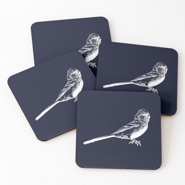 Item preview, Long-tailed Rosefinch White Design  designed and sold by designsasstultd.