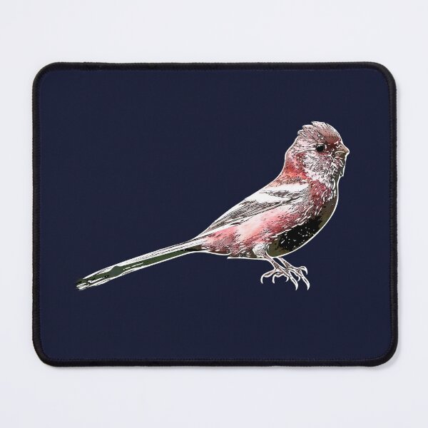 Item preview, Long-tailed Rosefinch White Alternate Design designed and sold by designsasstultd.