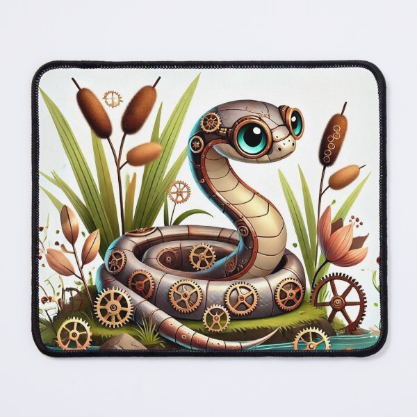 Item preview, Steampunk Ribbon Snake designed and sold by Sillytoe.