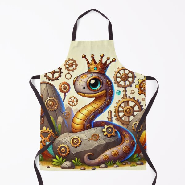 Item preview, Steampunk Crowned Rim Rock Snake designed and sold by Sillytoe.