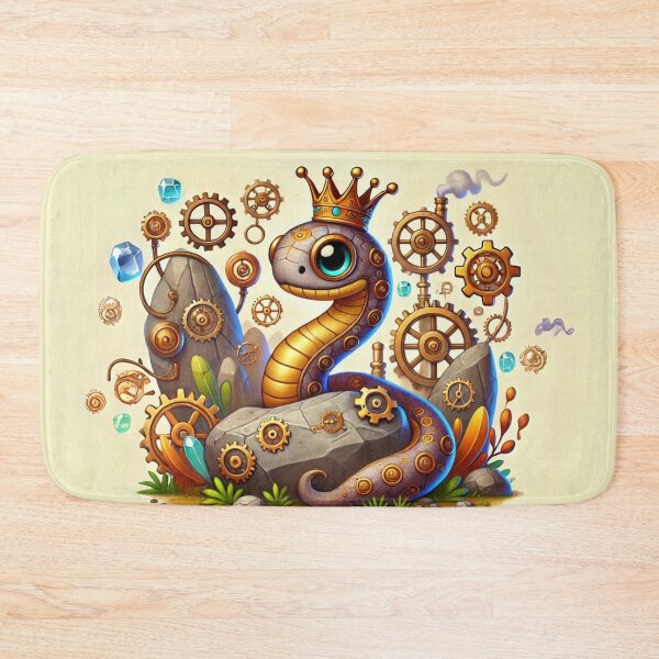 Item preview, Steampunk Crowned Rim Rock Snake designed and sold by Sillytoe.