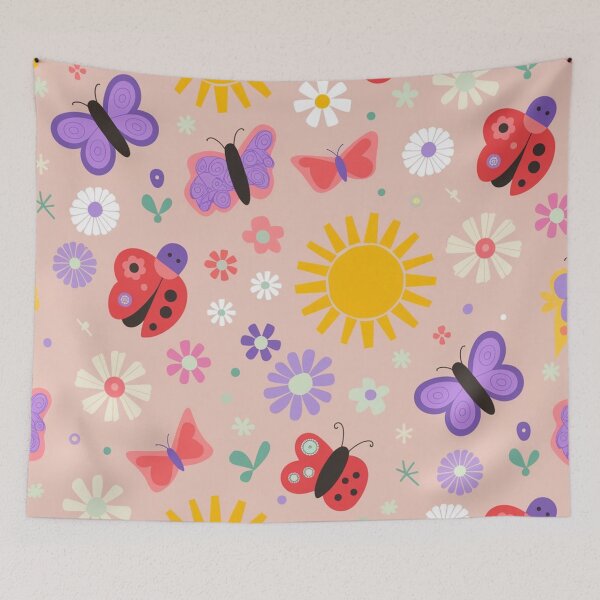 Item preview, Garden Party Pattern designed and sold by Furbulous Faces.
