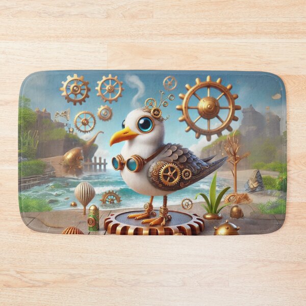 Item preview, Steampunk Ring-Billed Gull designed and sold by Sillytoe.