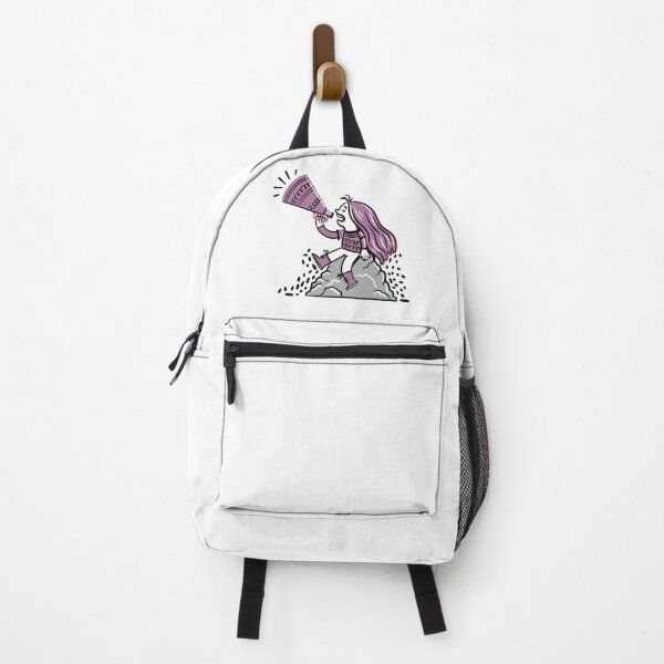 Item preview, Girl with a megaphone yelling designed and sold by jasmineberry.