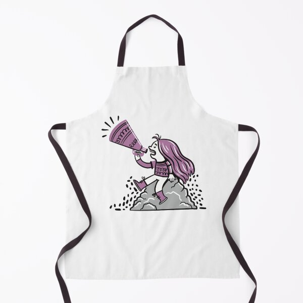 Item preview, Girl with a megaphone yelling designed and sold by jasmineberry.