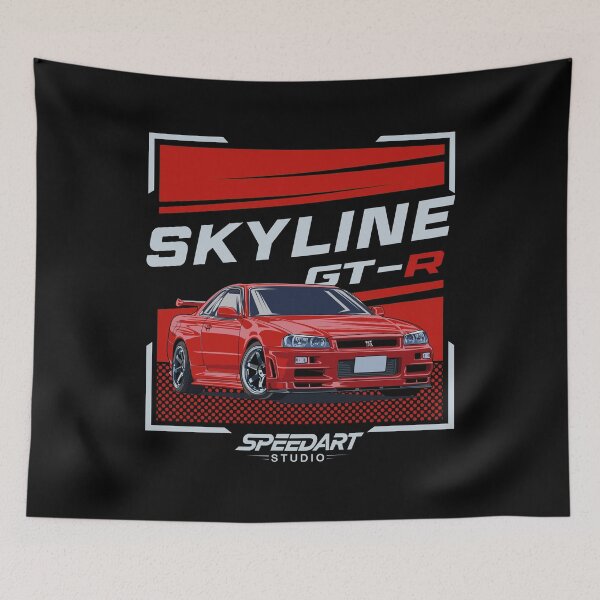 Item preview, Skyline GT-R Art - Iconic JDM Performance designed and sold by SpeedArtStudio.