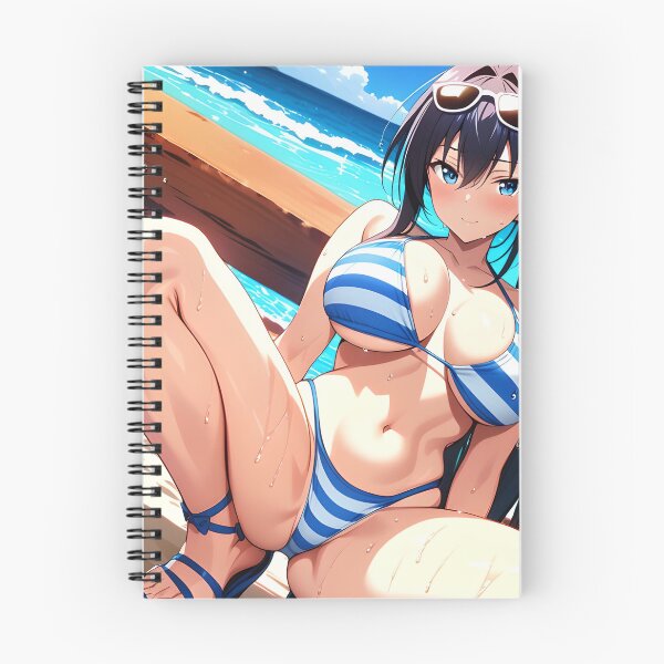 Item preview, Akeno Anime Waifu Girl Beach Days Andrea designed and sold by lifeissheep.