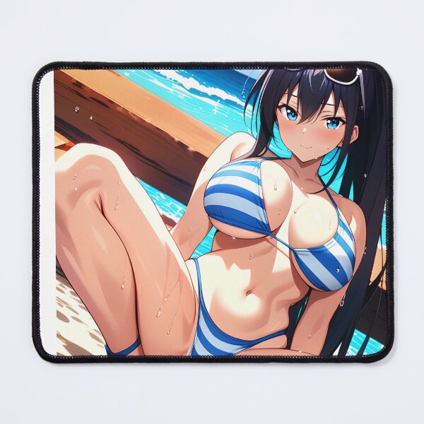 Item preview, Akeno Anime Waifu Girl Beach Days Andrea designed and sold by lifeissheep.