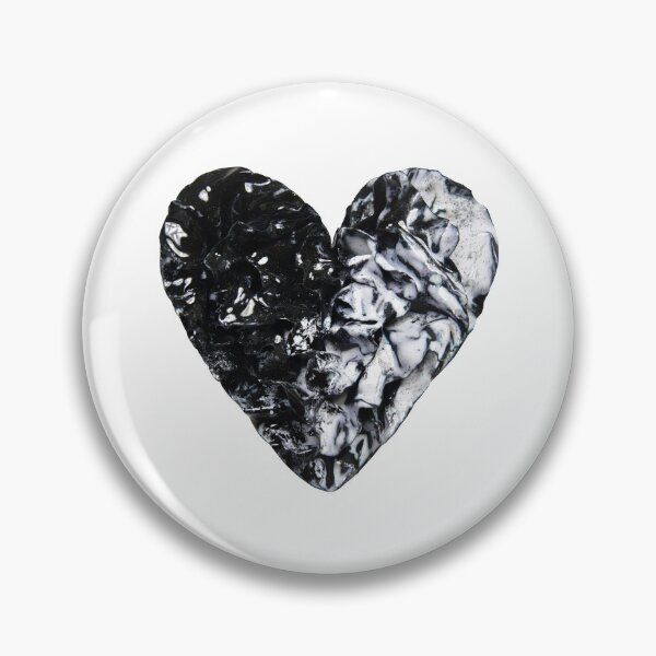 Item preview, Black and White Heart designed and sold by sherrybeen.